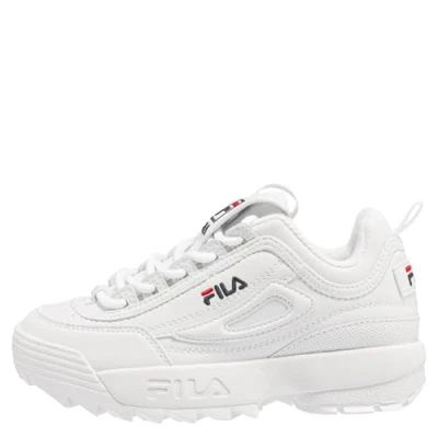 Image de Fila Disruptor Chaussures de gymnastique unisexes pour enfant, blanc, 18 EU