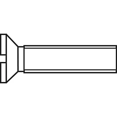 Afbeelding van TOOLCRAFT M4*20 D963 4.8:A2K 193152 Verzonken schroeven M4 20 mm Sleuf DIN 963 Staal Verzinkt 100 stuk(s)