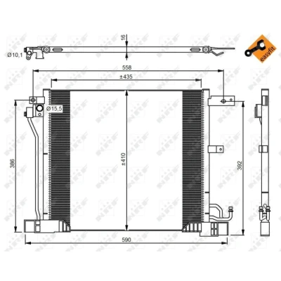 Image de Condenseur nrf 350040 easy fit