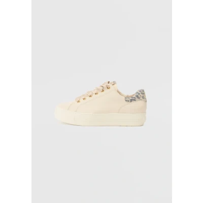 Afbeelding van Paul Green Sneakers laag, Dames, Maat: 37, Biscuit/almond Leer