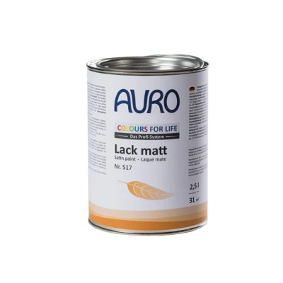 Afbeelding van Auro Houtverf Aflak Zijdemat Wit 2,5L