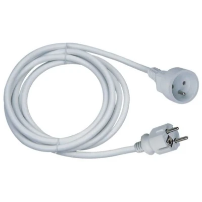 Afbeelding van Verlengsnoer GAO 16A 5m kabel Wit Flexibel Duurzaam