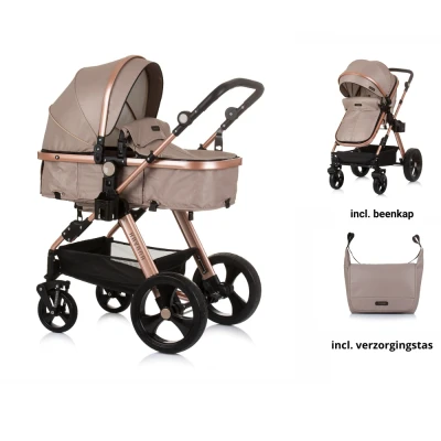 Afbeelding van Chipolino Kinderwagen Havana 2 in 1 Golden Beige
