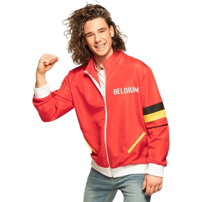 Afbeelding van Boland Trainingsjasje &#039;Belgium&#039; man (XL) Volwassenen Rode duivels Belgie Voetbal