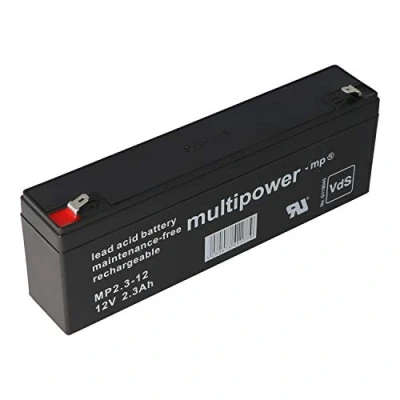 Afbeelding van Multipower MP2.2 12 loodbatterij, 4,8 mm Faston connector