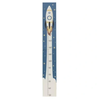 Afbeelding van Atmosphera Kids Groeimeter Raket Kindermeetlat B20xH140cm Blauw
