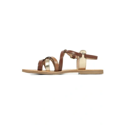 Afbeelding van Les Tropeziennes par M Belarbi Hapaxgum Sandalen, Dames, Maat: 41, Tan multi Leer