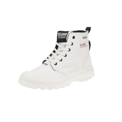 Afbeelding van Palladium Veterboots, Maat: 39, Star white Textiel