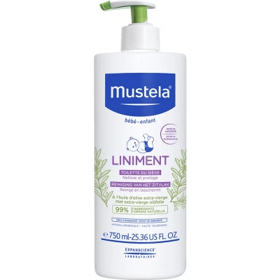 Afbeelding van Mustela Bébé Reinigingsmelk Billetjes 750ml Melk