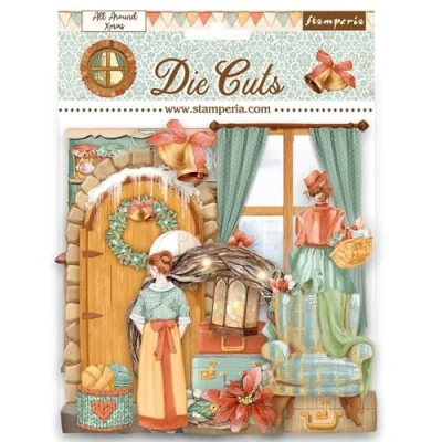 Afbeelding van Stamperia All Around Christmas Die Cuts Assorted (55pcs) (DFLDC83)