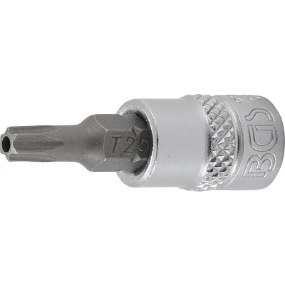 Afbeelding van BGS Dopsleutelbit 1/4&quot; Torx met boring T25