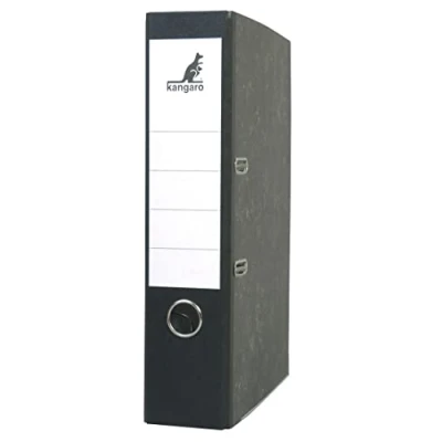 Image de Kangaro classeur de recyclage 8 cm Largeur du dos DIN A4 Marbre nuageux (classeur à anneaux, lettres), K 3400K314, 7,5 x 28,5 31,5