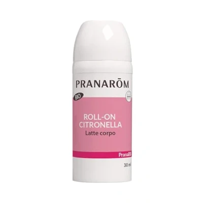 Afbeelding van Pranabb Roll On Citronella Biologische Lichaamsmelk 30 ml Pranarom
