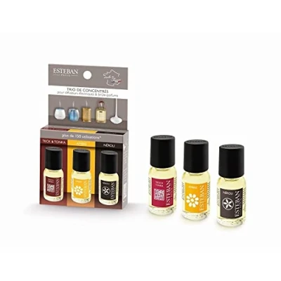 Afbeelding van Esteban Giftset essentiële geurolie Teck&amp;Tonka/Ambre/Neroli