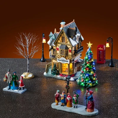 Afbeelding van Lemax Tannenbaum Christmas Shoppe Set