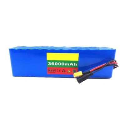 Afbeelding van 13S3P lithium ion accu voor e bike, 48 V, 36 Ah, 18650, met oplader, XT60 bike