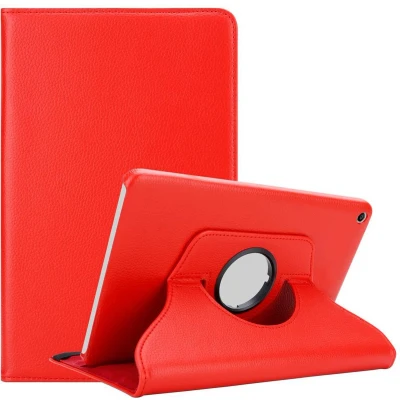 Afbeelding van Cadorabo Tablet Hoesje geschikt voor Huawei MediaPad T1 8 (8.0 inch) in KLAPROOS ROOD Beschermhoes ZONDER auto Wake Up, met stand functie en elastische band sluiting Book Case Cover Etui