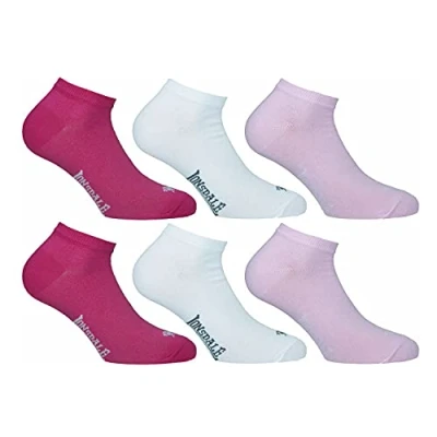 Afbeelding van Lonsdale Sneaker 6 paar enkelhoge sokken, uitstekende katoenkwaliteit, Roze mix