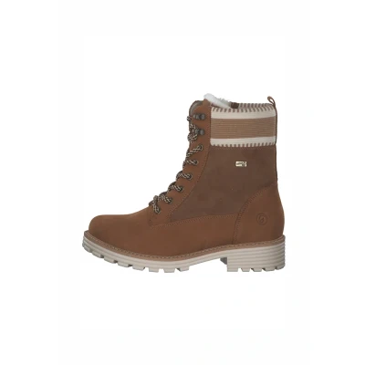 Afbeelding van Remonte Snowboots, Dames, Maat: 38, Noccia reh sand vanilla Leer en textiel