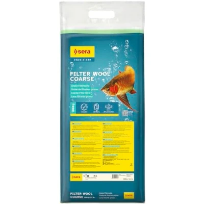 Afbeelding van Sera filterwatten groen grof 1000 gram