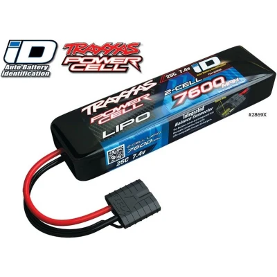 Afbeelding van Power Cell LiPo 7600mAh 7.4V 2S 25C , Summit, E Revo Slas ID