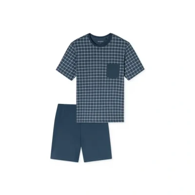 Afbeelding van Schiesser Rundhals Comfort Essentials SET Pyjama, Heren, Maat: 50, Air