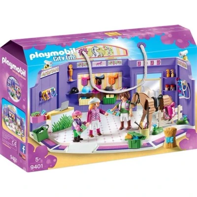 Image de Playmobil City Life Les boutiques 9401 Boutique d&#039;équitation