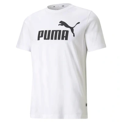 Afbeelding van Puma LOGO TEE Tshirt print, Heren, Maat: Large, White
