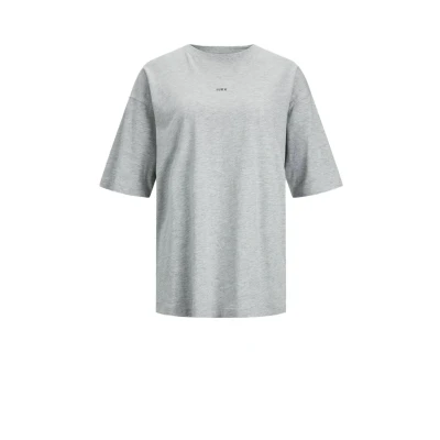 Afbeelding van JJXX Jxandrea SS Loose Every LOGO TEE NOOS Tshirt basic, Dames, Maat: Small, Light grey melange