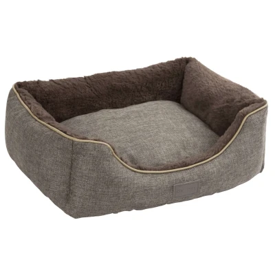 Afbeelding van Kerbl Pluche Bed Samuel Grijs 60x50x17cm