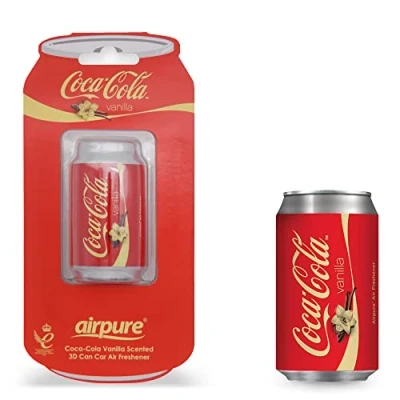 Afbeelding van Air Pure Autogeurtje Coca Cola Vanille Blikje Vent Clip