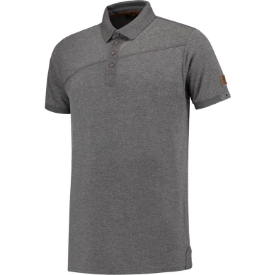 Afbeelding van Tricorp Poloshirt Premium 204002 210gr Slim Fit Stonemel Maat S