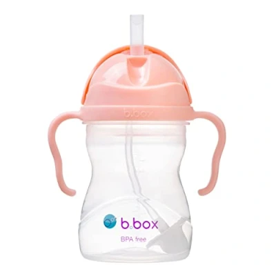 Image de b.box Tasse d&#039;Apprentissage Bébé Pour Boire Quel que Soit l&#039;Angle Couvercle Rabattable, Gobelet avec Paille, Prise en Main Facile Sans BPA, Passe au Lave Vaisselle Dès 6 Mois 240 ml