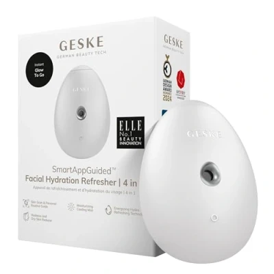 Afbeelding van GESKE SmartAppGuided™ Facial Hydration Refresher 4 in 1 Waterverstuiver Gezichtsspray Gezichtsreiniger Gezichtsreiniging Cosmetica Natuurlijke glans
