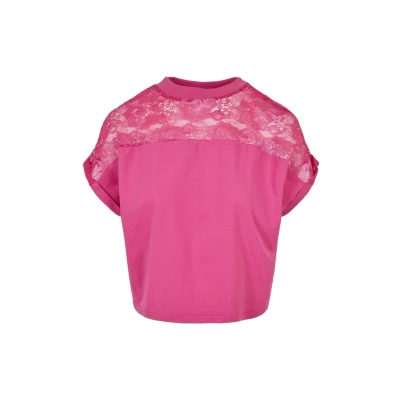 Afbeelding van Urban Classics Tshirt print, Dames, Maat: 4XL, Brightviolet