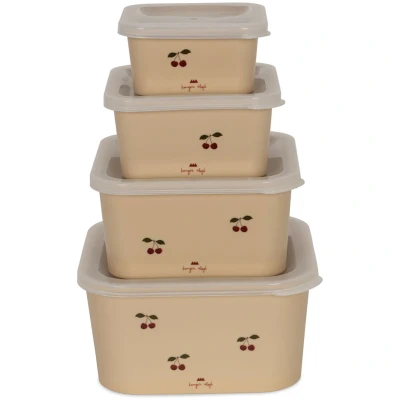 Afbeelding van Konges sløjd lunchbox set cherry 4st