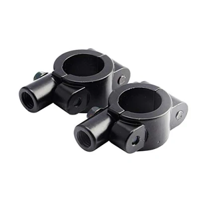Afbeelding van Keenso 2 stuks motorstuurspiegelhouders, bevestigingsklemmen voor stuurspiegels, 7/8 inch, universeel, 10 mm, spiegelhouder, flens van aluminium