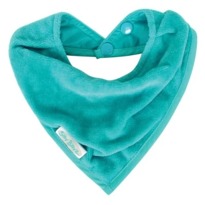 Afbeelding van Silly Billyz Slabber Bandana Junior 26 Cm Katoen/nylon Aqua