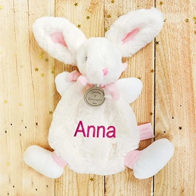Image de Doudou et Compagnie Lapin Bonbon Rose
