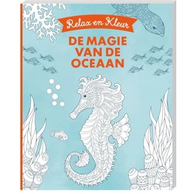 Afbeelding van Kleurboek Relax en Kleur de magie van oceaan