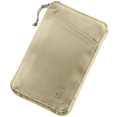 Afbeelding van deuter Portemonnee Identiteitskaarthoesje Travel Wallet Desert Beige