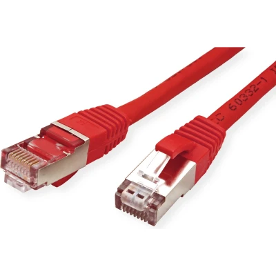 Afbeelding van VALUE Patchkabel Cat.6 (Class E) S/FTP (PiMF), LS0H, rood, 2 m