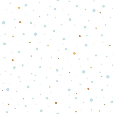 Afbeelding van STIPPEN BEHANG Kinderkamer blauw wit geel oranje A.S. Création Little Love