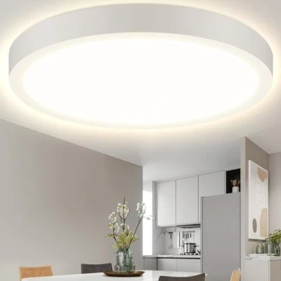 Afbeelding van Aigostar led plafondlamp, 24 W komt overeen met 162 W, 2700 lm, hoge helderheid, natuurlijk licht, 4000 K, lamp, plafond, geschikt voor woonkamer, keuken, slaapkamer, hal, Ø 289 x mm