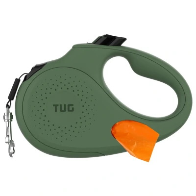 Afbeelding van Tug 360 Rollijn Met Dispenser Hondenriem 5 M Groen Tot &lt; 25 Kg