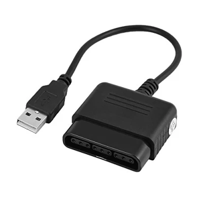 Afbeelding van PS2 naar PS3 controller Adapter, USB Converter voor PC, compatibel met Sony PS1, PS2, bekabelde draadloze