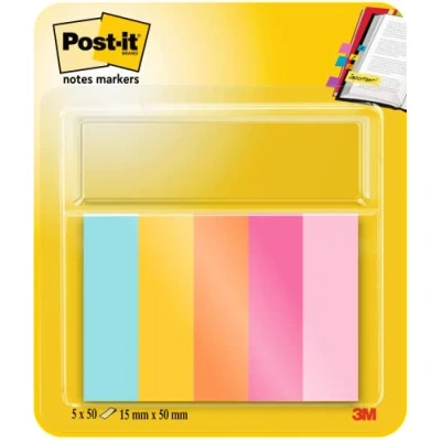 Afbeelding van Markeerstrook 3M Post it 670 5 BEA 12,7X44,4mm