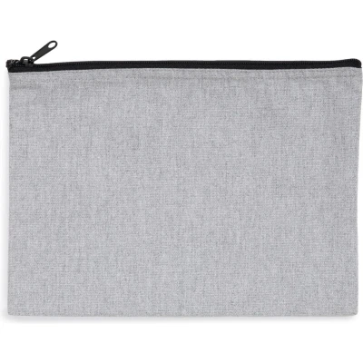Afbeelding van Kimood Gerecycled ritstasje KI5701 Pebble Grey / Black Night