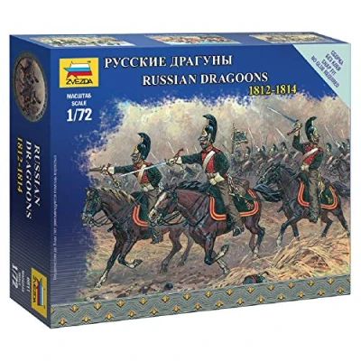 Afbeelding van Zvezda Russian Dragoons (Zve6811) modelbouwsets, hobbybouwspeelgoed voor kinderen, modelverf en accessoires