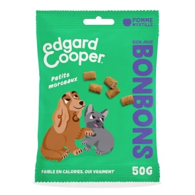 Afbeelding van 3x50g Edgard &amp; Cooper Bonbecs Appel Hondensnoepjes